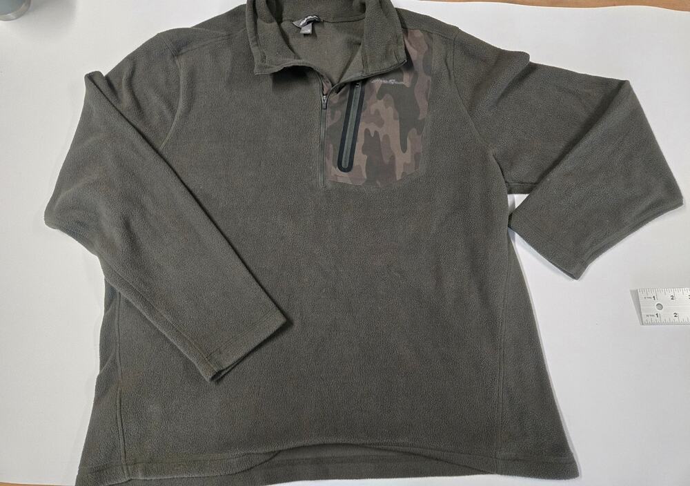 Eddie Bauer Cloud Layer Quarter Zip Performance Fleece Mens XL